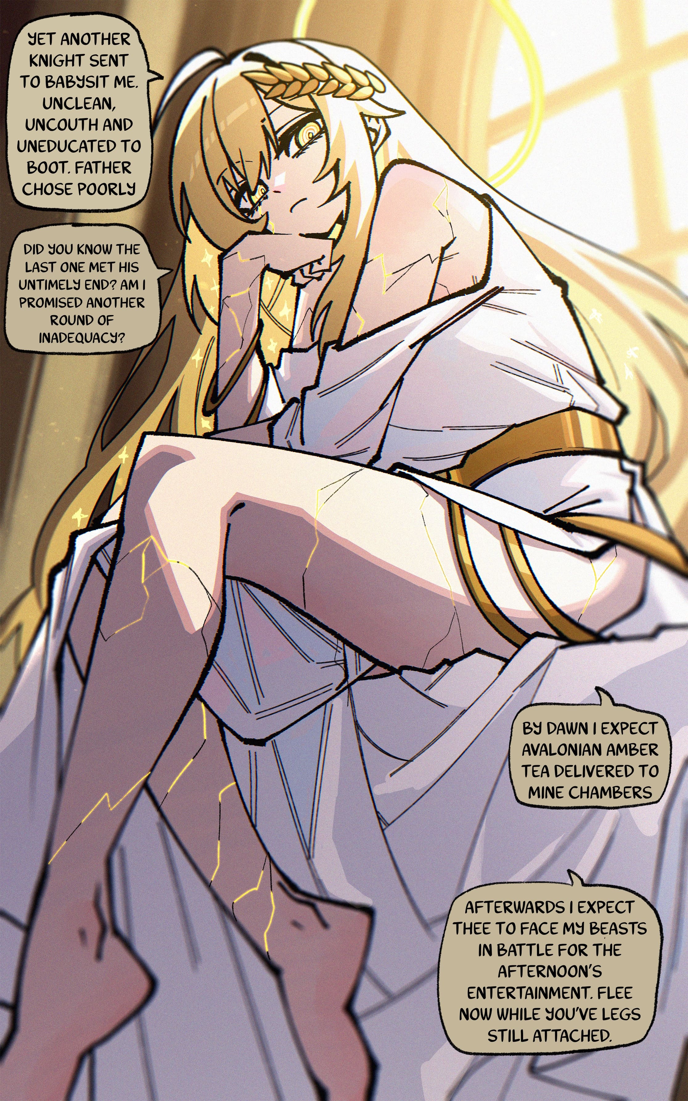 Cover — A knight's oath