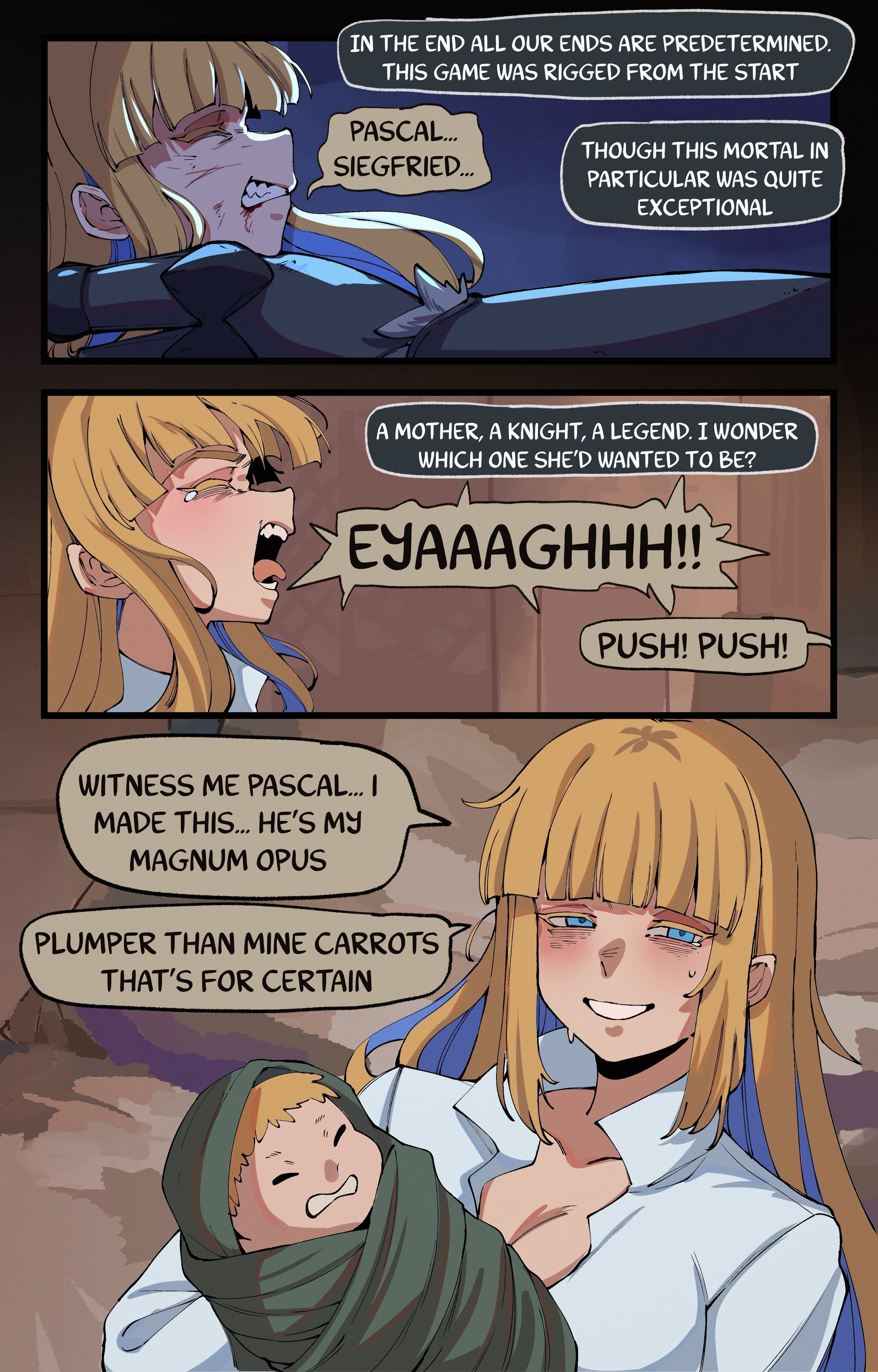 Cover — A mother, a knight, a legend