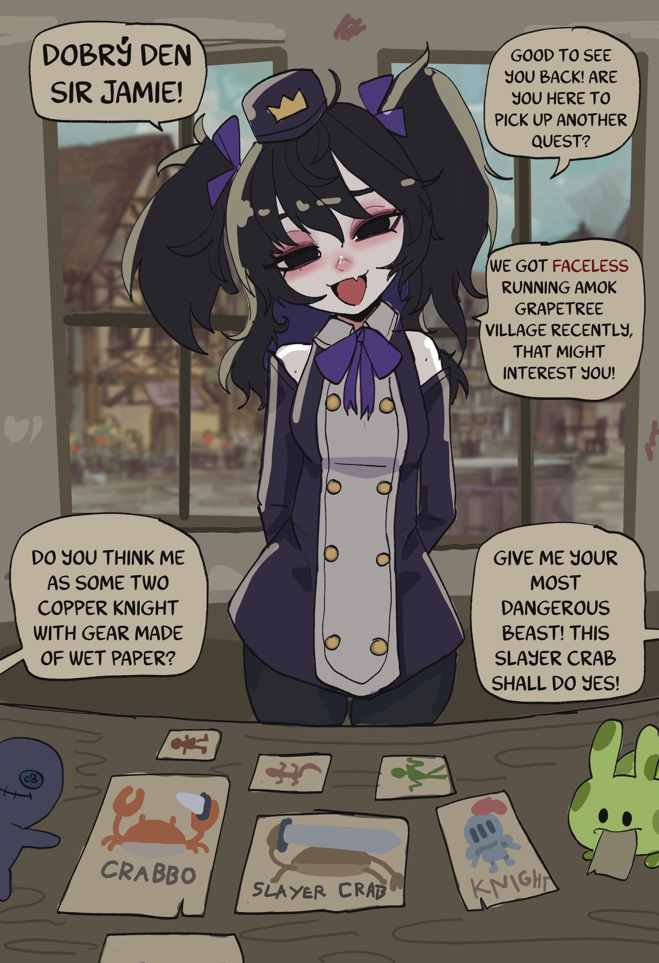 Cover — Adventurer's guild receptionist
