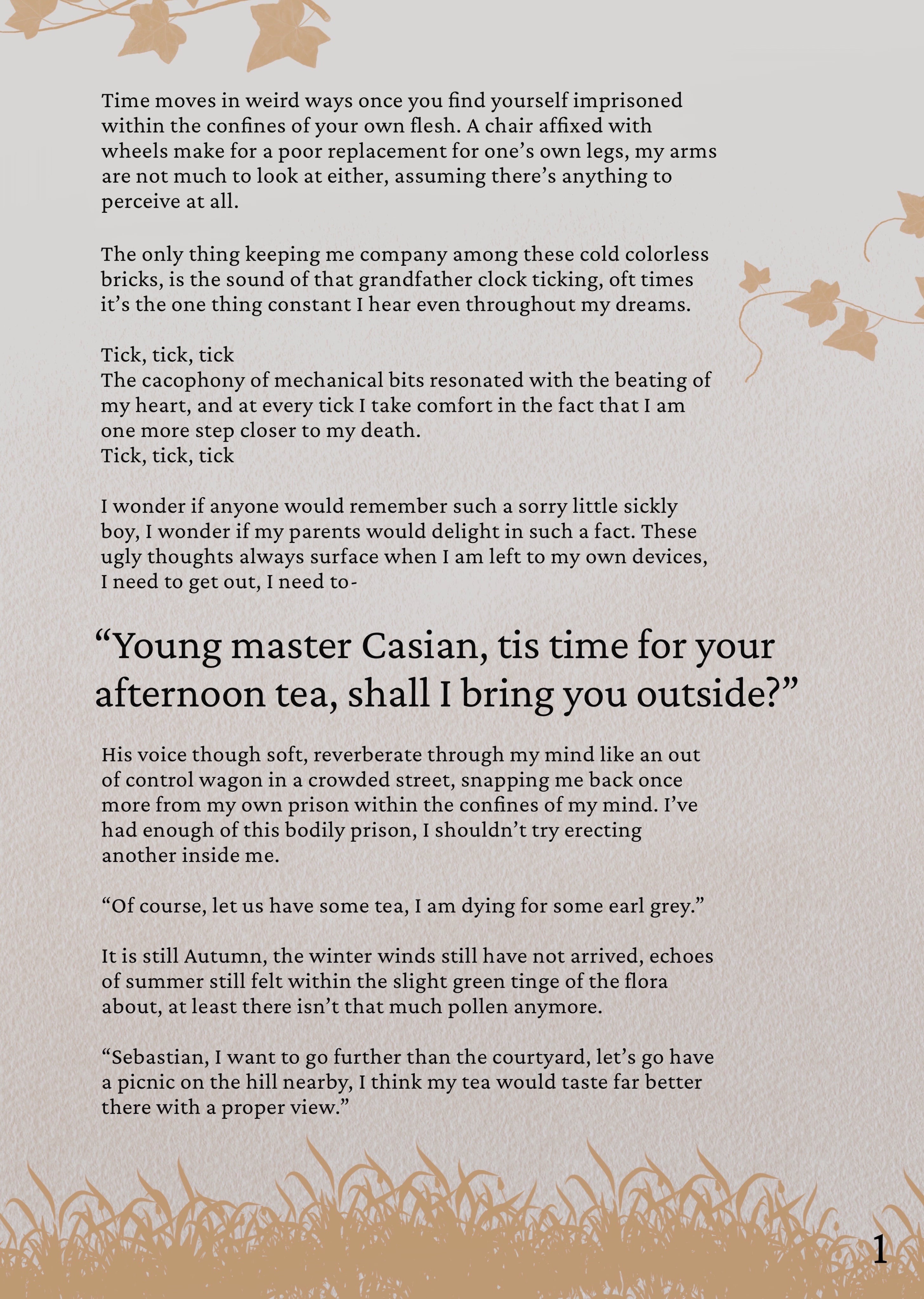 Cover — Charge forth Roscinante