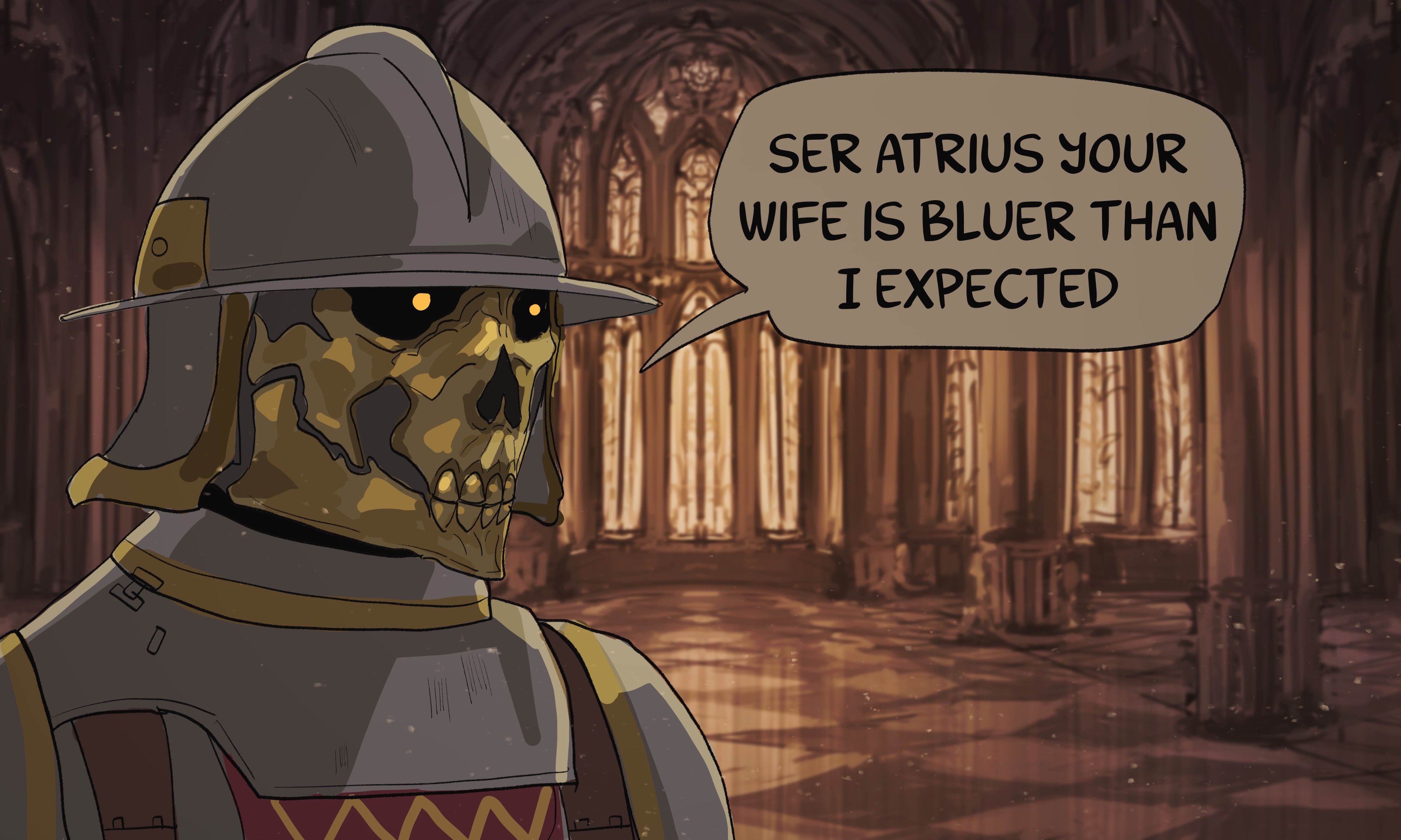 Cover — Never ask a paladin about his wife