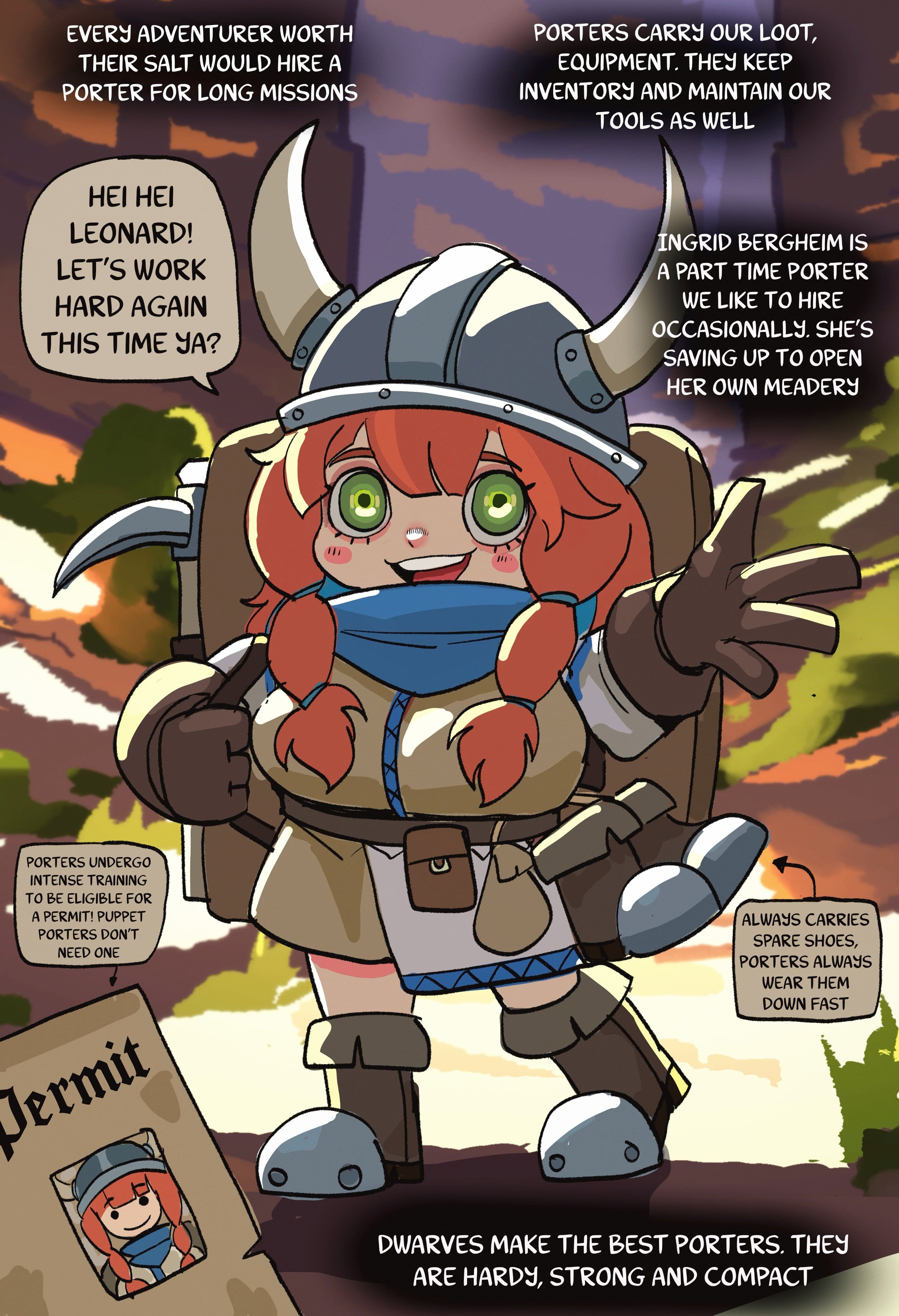 Cover — Part-time porter