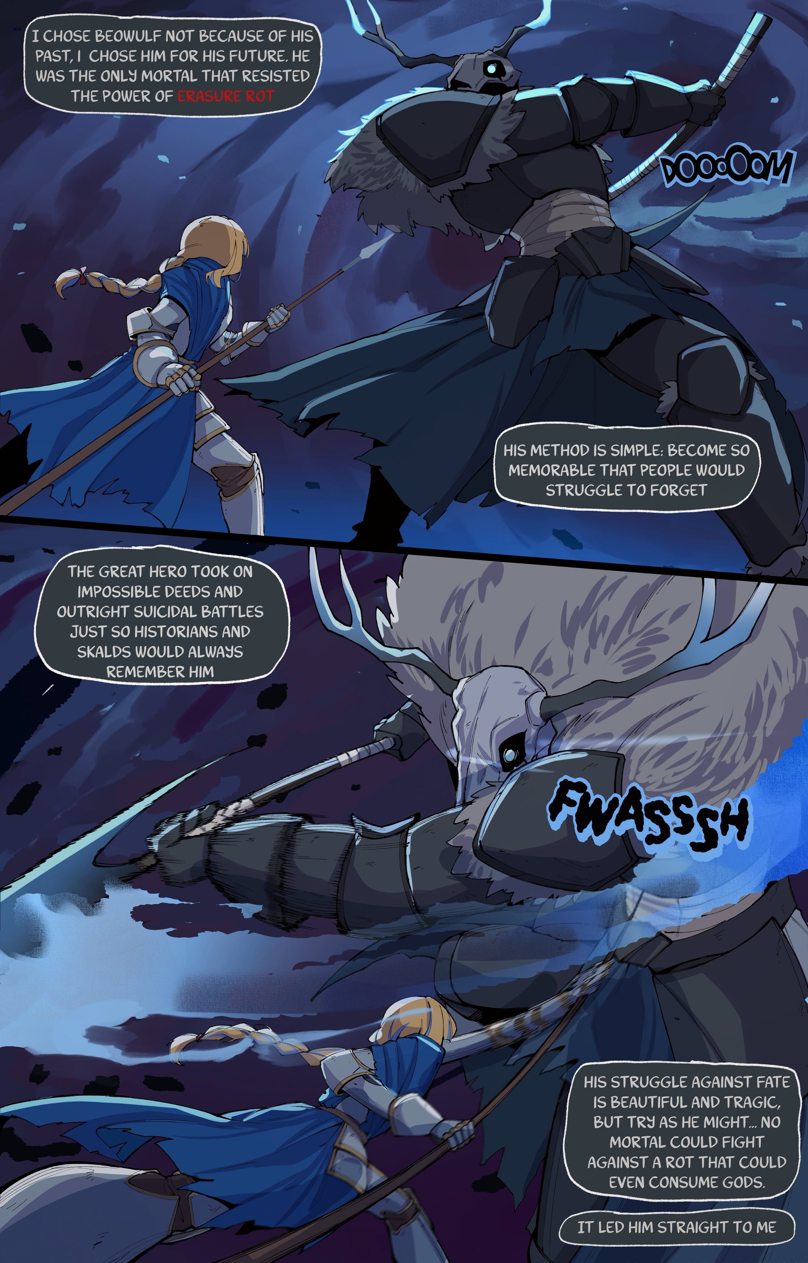 Cover — The great hero Beowulf
