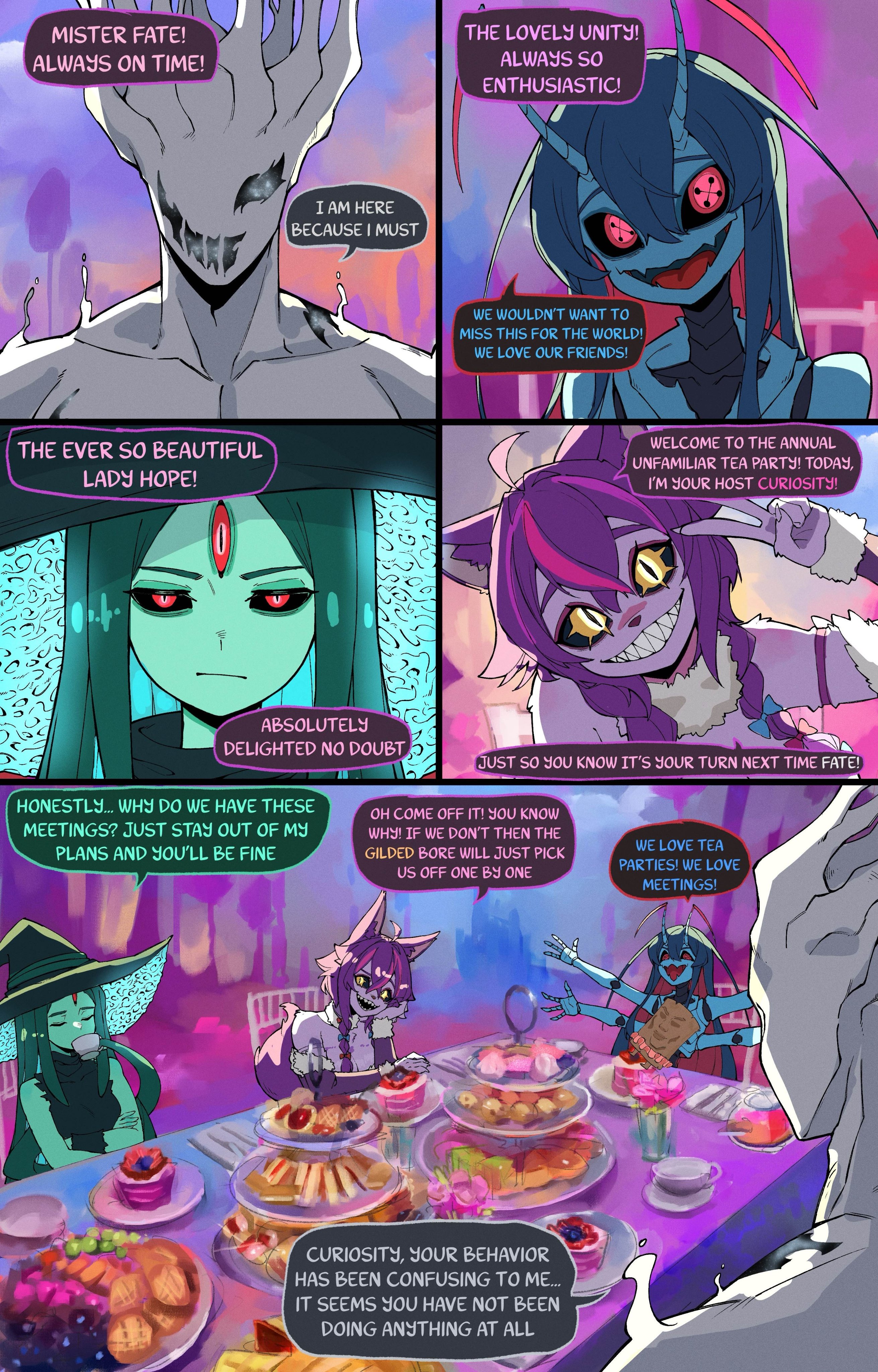 Cover — Unfamiliar tea party