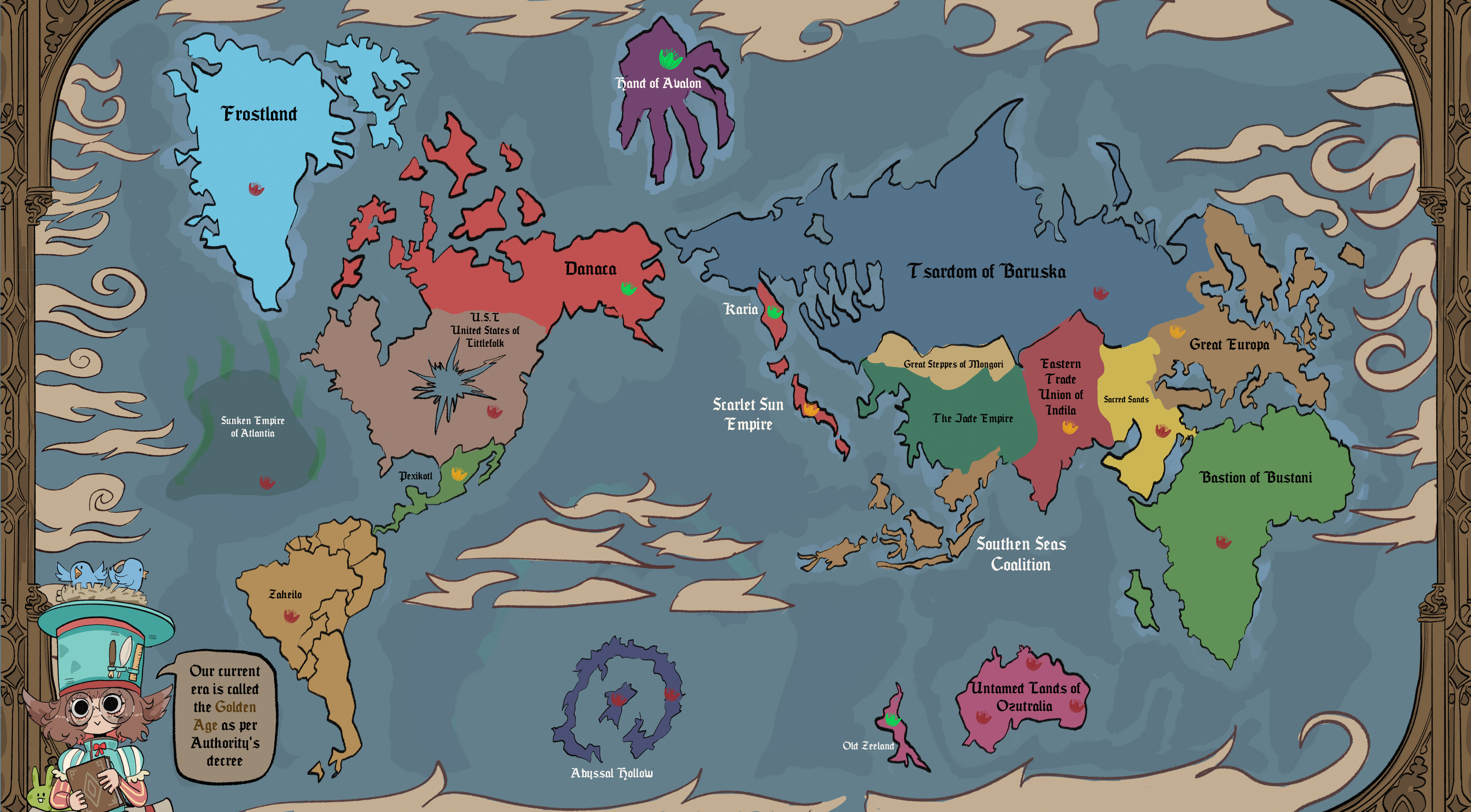 Map of Familiar Lands